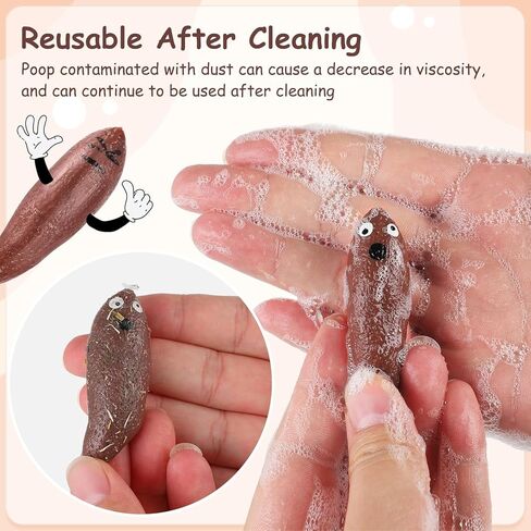 36 Pcs Halloween Funny Slingshot Finger Toys, Halloween Poop for Finger Slingshot, Rubber Flying Shooting Game Toy for Boy, Halloween Goodie Bag Fillers for Birthday Party, 4 Style Mixed Mixing in Kuwait