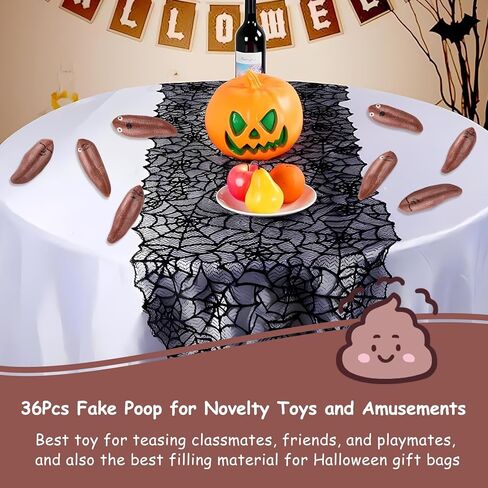 36 Pcs Halloween Funny Slingshot Finger Toys, Halloween Poop for Finger Slingshot, Rubber Flying Shooting Game Toy for Boy, Halloween Goodie Bag Fillers for Birthday Party, 4 Style Mixed Mixing in Kuwait