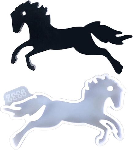 Cute Horse Shaped Mold for Kids Easy to Clean Silicone Mold Art Clear Craft Jewelry Making Molds in Saudi Arabia