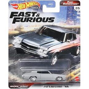 Hot Wheels Fast & Furious Collection of 1:64 Scale Vehicles from The Fast Film Franchise, Modern & Classic Cars, Great Gift for Collectors & Fans of The Movies
