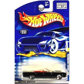 Hot Wheels Black 1964 Lincoln Continental #237 5 Dot Wheels