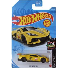 العجلات الساخنة Corvette C8 R ، [أصفر] 105/250 يوم السباق 6/10