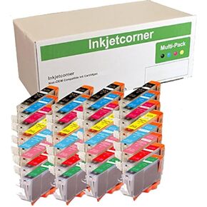 Inkjetcorner Compatible Ink Cartridges Replacement for CLI-8 for use with Pro9000 Mark II (32-Pack)