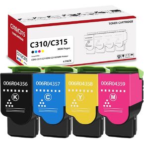 B310 Black Extra High Capacity Toner Cartridge 8,000 Pages Compatible for 006R04377 Replacement for Xerox B305 B310 B315 Printer B310BK HIGH 1 Pack