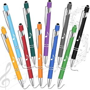 Taling 20 Pitch Music Note Pallpoint Pen Funny Stylus Point Pens Abs Archange Touch Gift for الزميل زميل في العمل