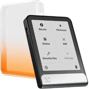 Ledger Flex and Protective Case (BTC Orange) Bundle - Secure E Ink Touchscreen Crypto Wallet with Protective Case