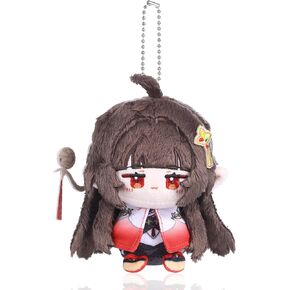 Utiehd Honkai Star Rail Scheains ، Dolls Cute 4 Int Recipable ، وحجم مضغوط للأكياس ومفاتيح المشجعين (Lingsha)
