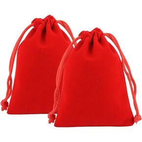 20 PCS Velvet Jewelry Pouches Partyprating Party Form