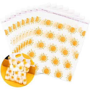 JARTHENAAMCS 300PCS BOHO SUN CELLOPHANE CELLOPHIN