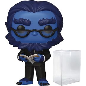 Marvel Pop: X -Men 20th Senivary - Beast Funko Pop! الشكل الفينيل (مجمل مع حالة واقي صندوق البوب ​​المتوافق) متعددة الألوان 3.75 بوصة