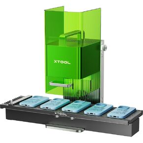 Xtool F1 Lite Laser Engraver مع امتداد الشريحة ، آلة نقش ليزر محمولة 4000 مم/ثانية ، ونقش ليزر فائق HD للخشب ، والمعادن ، والجلد ، والأكريليك ، والزجاج ، وأكثر من ذلك.