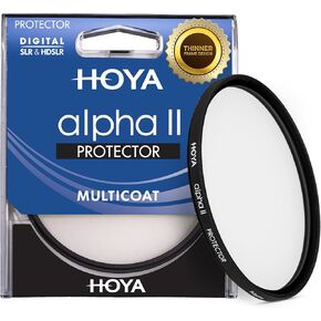 Hoya 82mm Alpha II Multi-Coating Protector Filter, Clear, C-ALPII82PROT