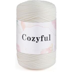 خيوط Tshirt ، 400 جم/160yds النسيج المرن t قميص الغزل للكروشيه ، والخيوط الكروشيه تي شيرت للحياكة DIY ، والغشاء السباغيتي القماشية سميكة لمشاريع وسادة وسادة الأكياس (أخضر بني)