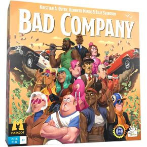 Bad Company Board Game | Gang Heist Themed Set Collection Strategy Game | Fun Family Game for Kids and Adults | Ages 8+ | 1-6 Players | Average Playtime 30-45 Minutes | Made by Matagot