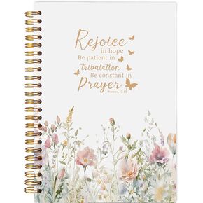 Philippians 4:13 Christian Notebook Journals for Women, I Can Do All Things Through Christ Bible Journal, Prayer Journal for Woman, Church Notes Notebook, Hardcover Spiral Notebook 5.5x8.3 Inch in Kuwait