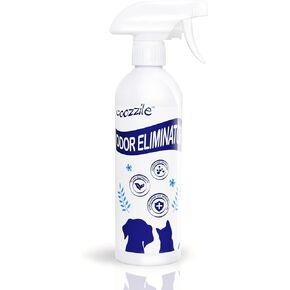 Pet Overor Eliminator 16.9oz رذاذ ، مناسبة لجميع الكلاب والقطط عديمة الرائحة عديمة الرائحة خالية ، فعالة للغاية للرائحة القوية ، المكونات الآمنة جرو.
