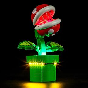 BRIKSMAX Led Lighting Kit for Lego-71426 Piranha Plant - Compatible with Lego Super Mario Building Set- Not Include Lego Set