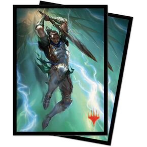 Ultra Pro "War of the Spark" Gideon Blackblade Deck Protector Suges for Magic: The Gathering (100 ct.)