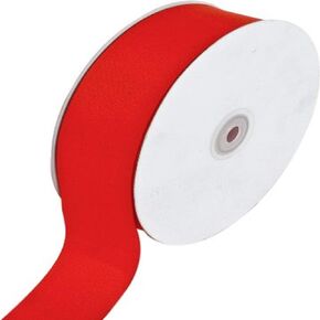 أفكار إبداعية شريط Grosgrain الصلبة ، 1-1/2 بوصة في 50 ياردة ، أحمر