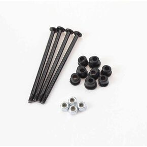 مسامير استبدال Kingval مع المكسرات وأكمام المحور متوافقة مع Wltoys 144010 144002 124016 124017 144016 144018 RC CAR