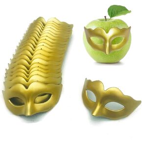 Mini Casks Party Decoration ، 20pcs Mardi Gras Mask Small Mask Mask New Year First Birthday Table Centers (Puregold-20pcs)