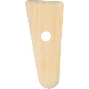 HARFINGTON Pottery Ribs 11.7cm x 5.5cm Wooden Clay Ceramic Sculpting Tools for Finishing Shaping and Smoothing Removing Finger Marks