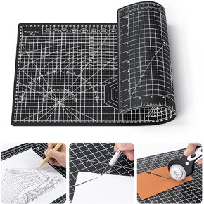 Teslong Healing Cutting حصيرة ، 18 "x12" قطع الحصائر للحرف اليدوية ، لوح تقطيع مواد 5 طبقة متينة ، حصيرة قطع الخياطة للحرف ، هوايات DIY ، مشاريع قطع الدقة النسيج الدقيقة