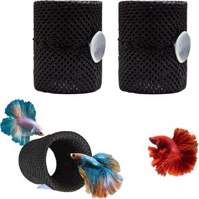2 Pcs Betta Fish Toys Universal Betta Hideout Cave Aquarium Tunnel for Fish Tank Accessories Decorations