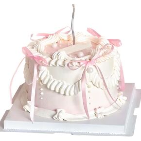 24 Pink Bow Cupcake Toppers Bowknot Cake Toppers مختارة