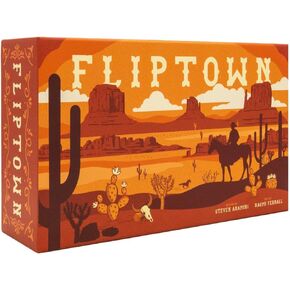 Fliptown - a flip-and-Write Game Where You Explore a Wild west Town for 1-4 Players (14+)