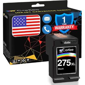 Cartlee Remanufactured Ink Cartridge Replacement for Canon 275 Ink Cartridge 275xl for Canon 275xl Black pg-275 Black 275 XL