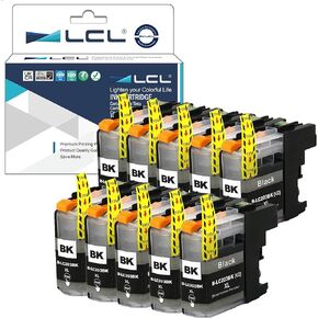LCL LC203XL Ink Cartridge Replacement for Brother LC203XL LC201XL LC203 LC201 Work with Brother MFC-J480DW MFC-J880DW MFC-J4420DW MFC-J680DW MFC-J885DW MFC-J4320DW MFC-J5520DW (10-Pack, Black)