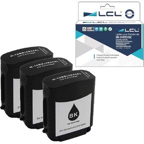 LCL Compatible Ink Cartridge Replacement for HP 10 C4844A for HP Designjet 100 100plus 800 800ps 815mfp 820MFP Inkjet 1000 1100 1100D 1100Dtn 1200 1200d 1200dn 1200dtn 1200dtwn Officejet 9100 (3K)