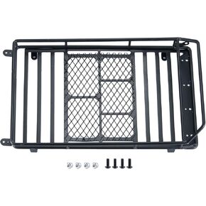 رف سقف الأمتعة المعدنية 232 * 153mm لـ 1/10 SCX10 SCX10 II III Wrangler 90046 AXI03007