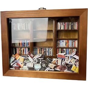 Aimery Miniature Reshelf ، 200 PCS Mini Books مع العمود الفقري ، 9.8 × 7.8 × 2.6 بوصة ، راحة القلق ، ديكور المنزل