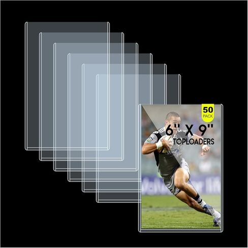 11x14 Toploaders 10ct - Ultra Durable Card Protectors for Graphic Art, Photos & Poster - Crystal Clear PVC, Archival-Safe, Fit 11x14 Inch Sheets in Saudi Arabia