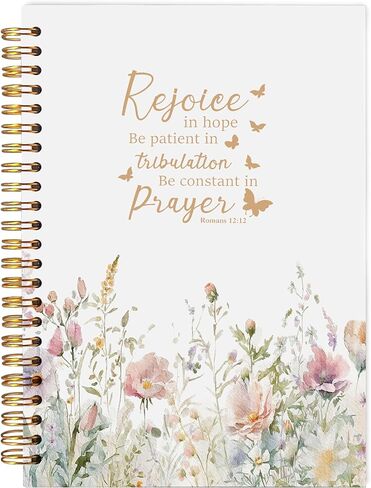 Philippians 4:13 Christian Notebook Journals for Women, I Can Do All Things Through Christ Bible Journal, Prayer Journal for Woman, Church Notes Notebook, Hardcover Spiral Notebook 5.5x8.3 Inch in Kuwait