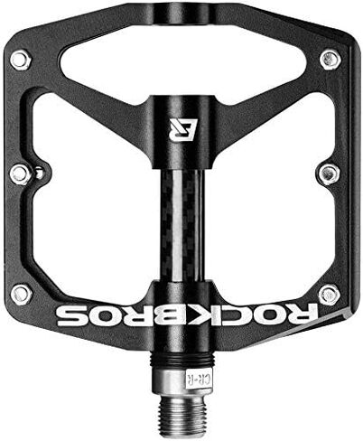 دواسات الدراجة الجبلية Rock BROS دواسات الدراجة المسطحة 9/16 دواسات الدراجة خفيفة الوزن على الطريق من ألياف الكربون مختومة تحمل الدواسات المسطحة للدراجات الجبلية in Kuwait