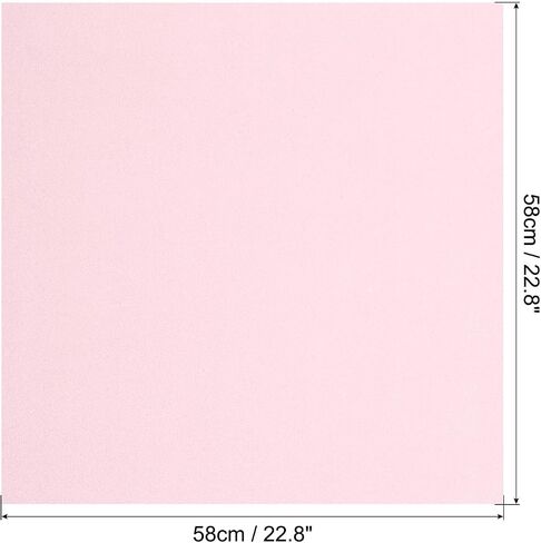 MECCANIXITY Flower Wrapping Fog Paper 22.8x22.8 Inch Waterproof Matte Floral Wrapping Paper for DIY Crafts, Gift/Gift Box Packaging Pink 10 Pcs in Saudi Arabia
