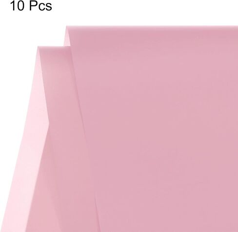 MECCANIXITY Flower Wrapping Fog Paper 22.8x22.8 Inch Waterproof Matte Floral Wrapping Paper for DIY Crafts, Gift/Gift Box Packaging Pink 10 Pcs in Saudi Arabia