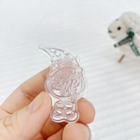 Mesygk Merry Christmas Santa Claus Snowflakes Christmas Tree Clear Clear Silicone Stamps بطاقات ألبوم طوابع مطاطية شفافة لزخارف البطاقات و DIY Scrapbooking in Kuwait
