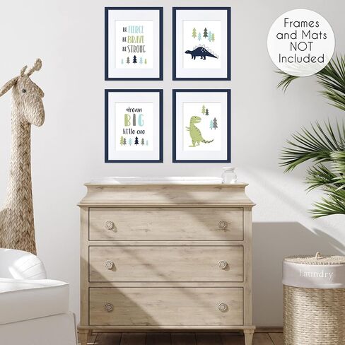 Sweet Jojo Designs Farm Animals Wall Art Prints Room Decor for Baby, Nursery, and Kids - Set of 4 - Watercolor Farmhouse Horse Cow Sheep Pig in Kuwait