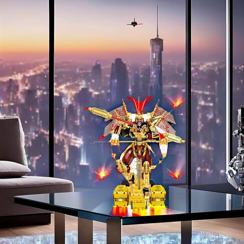 Monkey King Mecha Robot, 2024 New Monkey King Fashions Building Blocks Kit with Jingu Bang and Stand,Golden Tall with Monkey King Block Kit Collectible Display Model for Ages 14+ (1776 PCS) in Saudi Arabia