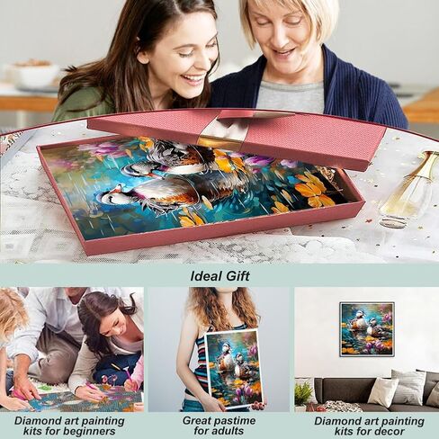 hill froeistung Mushroom House Diamond Painting Kits for Adults, Starry Sky Diamond Art Kits for Beginners, 5D DIY Full Drill Round Gem Art, Paint with Diamond Beads Craft Home Wall Decor 12x12 inch in Saudi Arabia