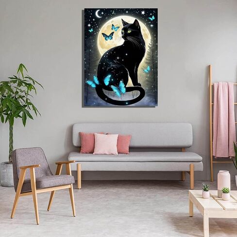 Meothan Flowers Diamond Painting Kits for Adults, Wild Flowers Diamond Art Kits Full Drill Diamond Gem Art Painting Kits for Gift Wall Decor 12x16 inch in Saudi Arabia