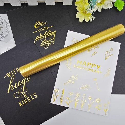 Metallic Hot Foil Roll, 5M(Length) X19.5CM(Width) Laser Toner Reactive Foil Roll,Use Laminator Laser Printer,Paper Holographic Heat Transfer Craft Foil For Handmade Craft Accessories-Pink in Saudi Arabia