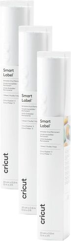 Cricut® Smart Label™ Writable Vinyl – Permanent, 3-Pack of 3ft Rolls (13"x36"), Transparent in Saudi Arabia