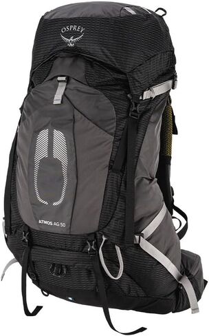 حقيبة ظهر للرجال من Osprey Atmos AG 50L، أزرق فنتوري، مقاس S/M in Kuwait