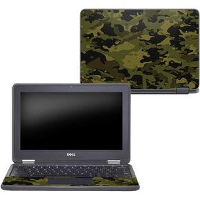 Skin Mayyskins متوافق مع Dell Chromebook 11 "3189 - تمويه الأخضر | غلاف واقي فينيل ودائم وفريد ​​من نوعه | سهلة التطبيق وإزالة وتغيير الأنماط