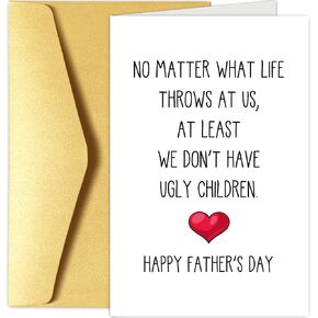 Funny Trump Father's Day Card for Son, Great Son Card Gift from Mom Dad, Donald Trump Birthday Cards for Sons, Sons Birthday Cards from Parents